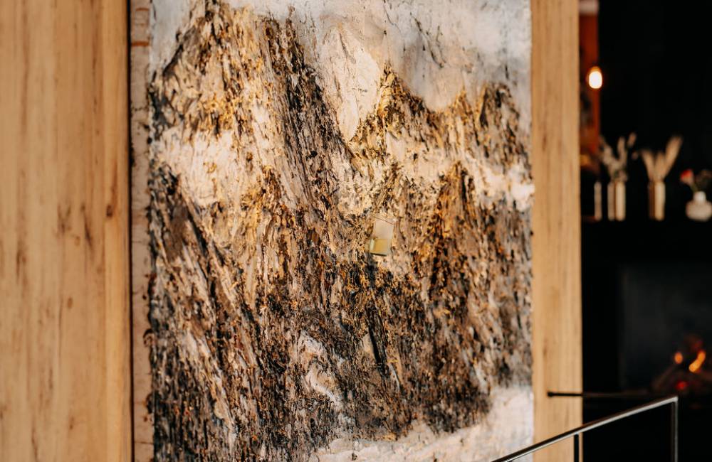 Work of Art "Alkahest" by Anselm Kiefer at the Naturhotel Forsthofgut