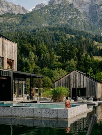 Hotel in Leogang - Modernes Design in Holz