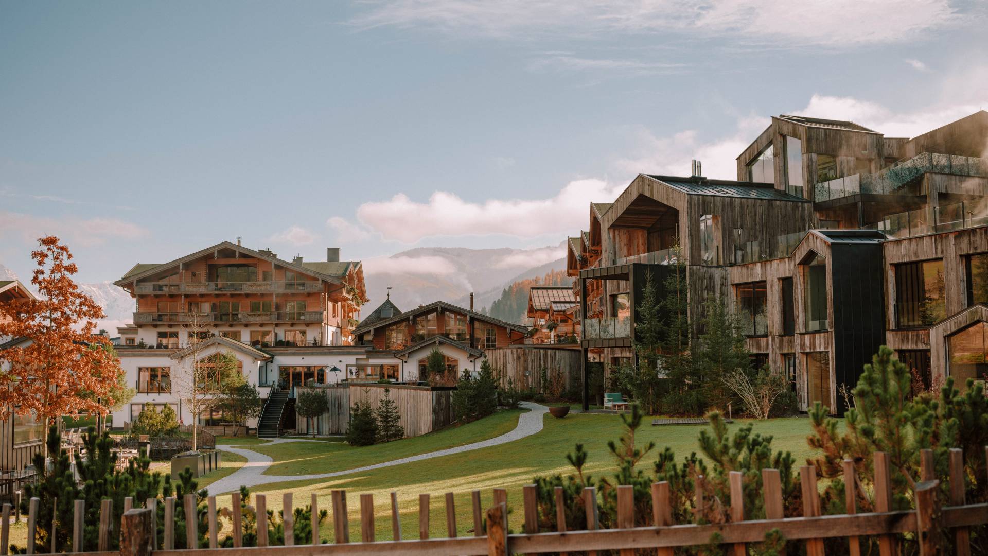 Naturhotel in herbstlicher Atmosphäre